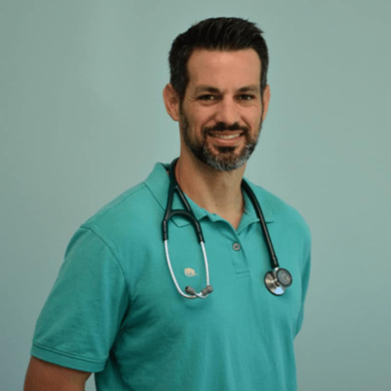 Jonathan Shivers, veterinary team member at Indian Creek Veterinary Hospital