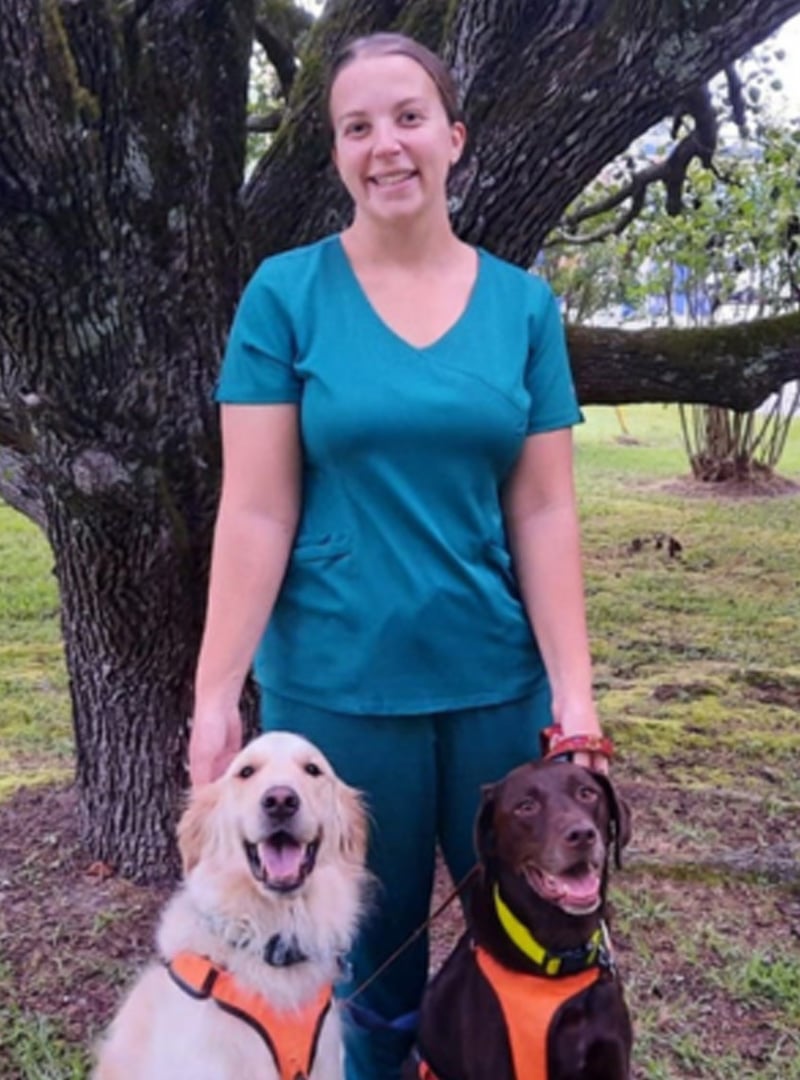 Nicole Murphy, veterinary team member at Indian Creek Veterinary Hospital